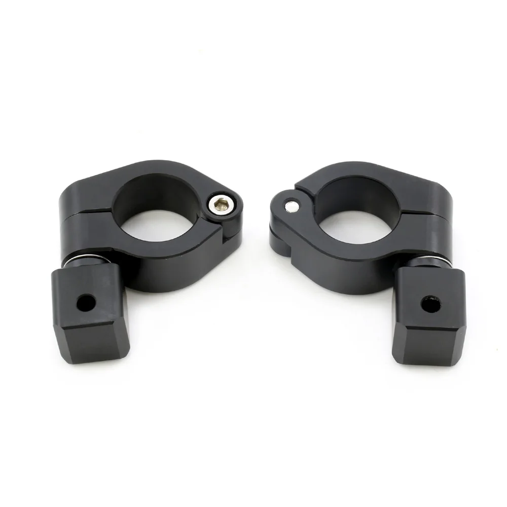 For BMW R1250GS F800GS Modified Fog Light Bracket CNC Aluminium Universal Adjustable Fixing Bracket