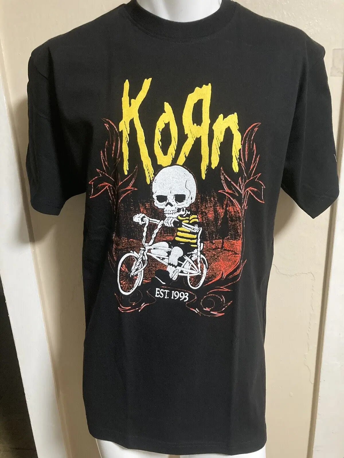 KORN T SHIRT Cor PRETA Tamanho 2XL