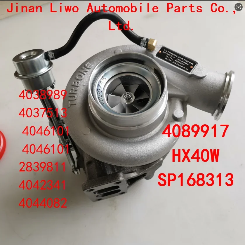 High Quality for Cummins Komatsus Engine Turbocharger Assembly Advantage Supply New Model 4089917 HX40W SP168313 4038989 4037513