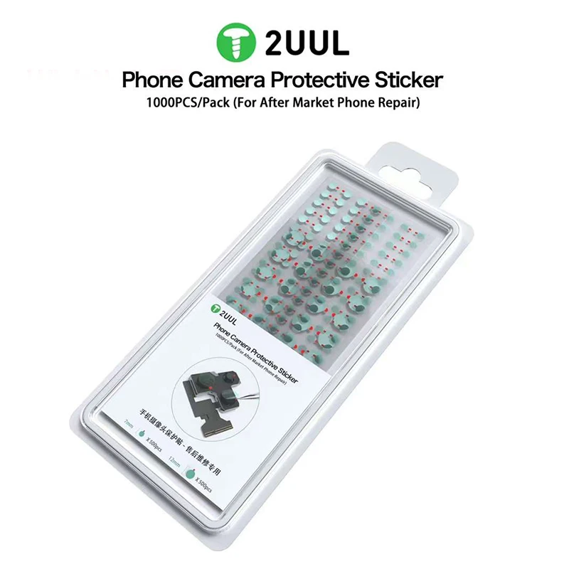 2UUL DA30 Dust Proof Sticker, Phone Camera Protective StickerHigh Quality Face ID, Dot Matrix, Dust Proof Sticker, 7mm, 12mm Dia
