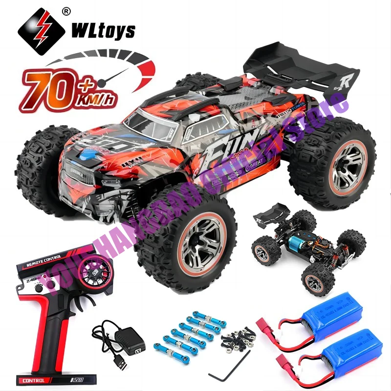 WLtoys 184008 70KM/H 4WD RC Car Professional Monster Truck High Speed Drift Racing Remote Control Cars Children's Toys for Boys