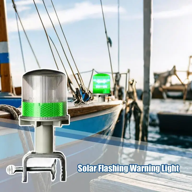 Warning Light Solar Stop Sign Flash Lamp Industrial LED Warning Lights Waterproof Safety Flashing Lamp For Traffic