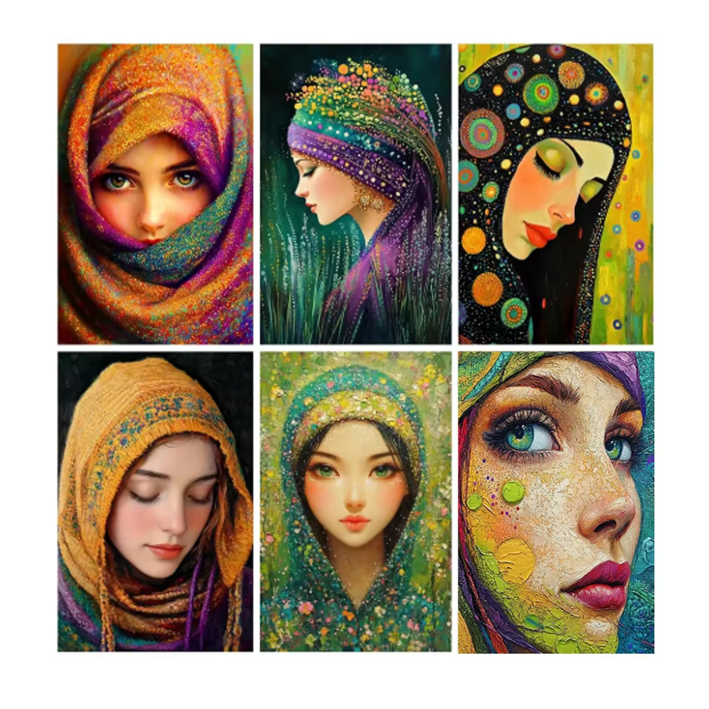 

5D DIY наборы алмазной живописи капюшон для девочек-2026 новая коллекция ремесленные стразы Алмазная мозаика хобби домашний декор