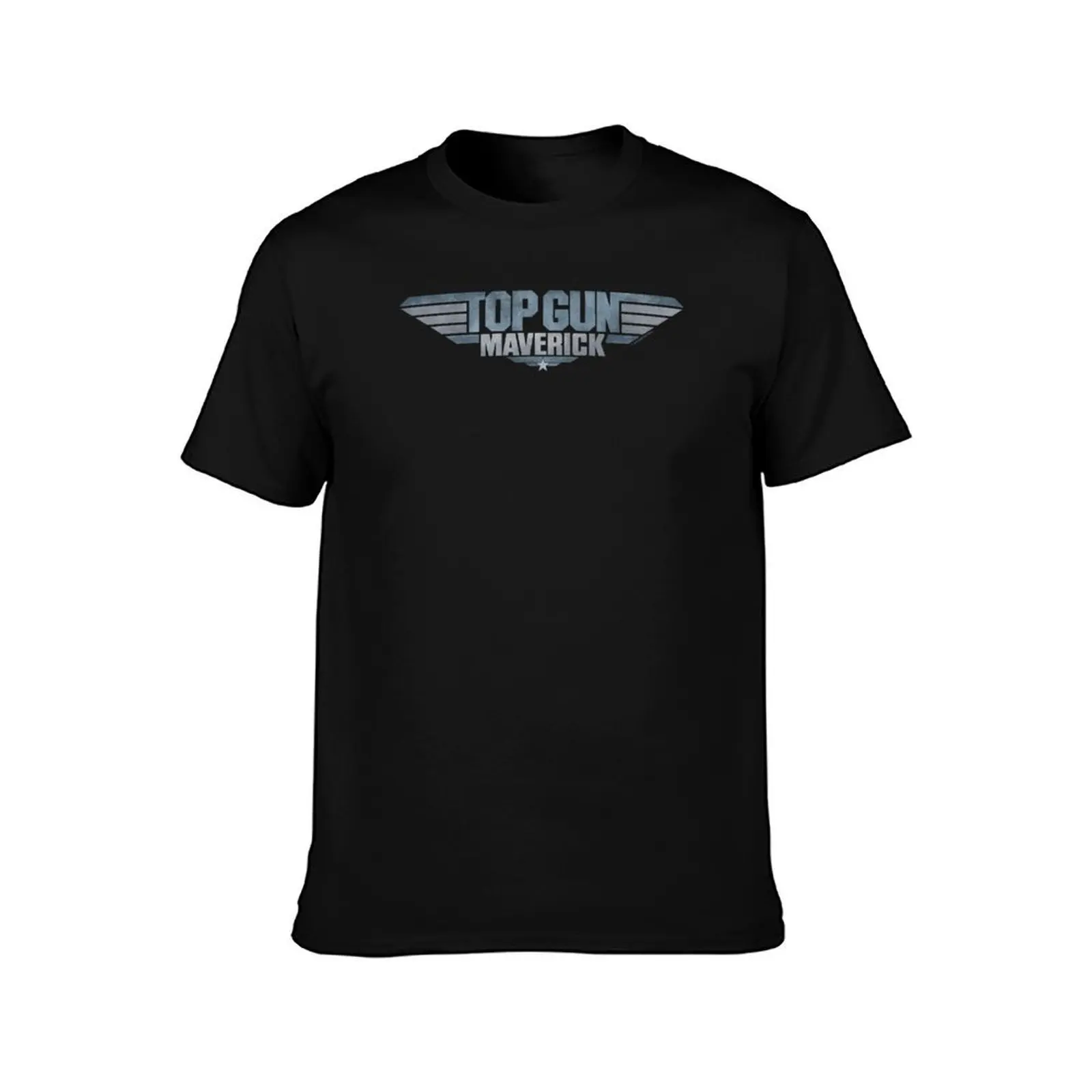 Top Gun: Maverick Simple Text Logo T-Shirt man t shirt cotton T-Shirt