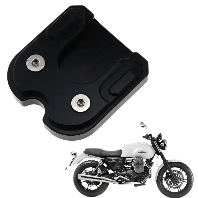 For MOTO GUZZI 750 V7 SPECIAL - STONE Motorcycle Accessories Kickstand Sidestand Stand Extension Enlarger Pad -2