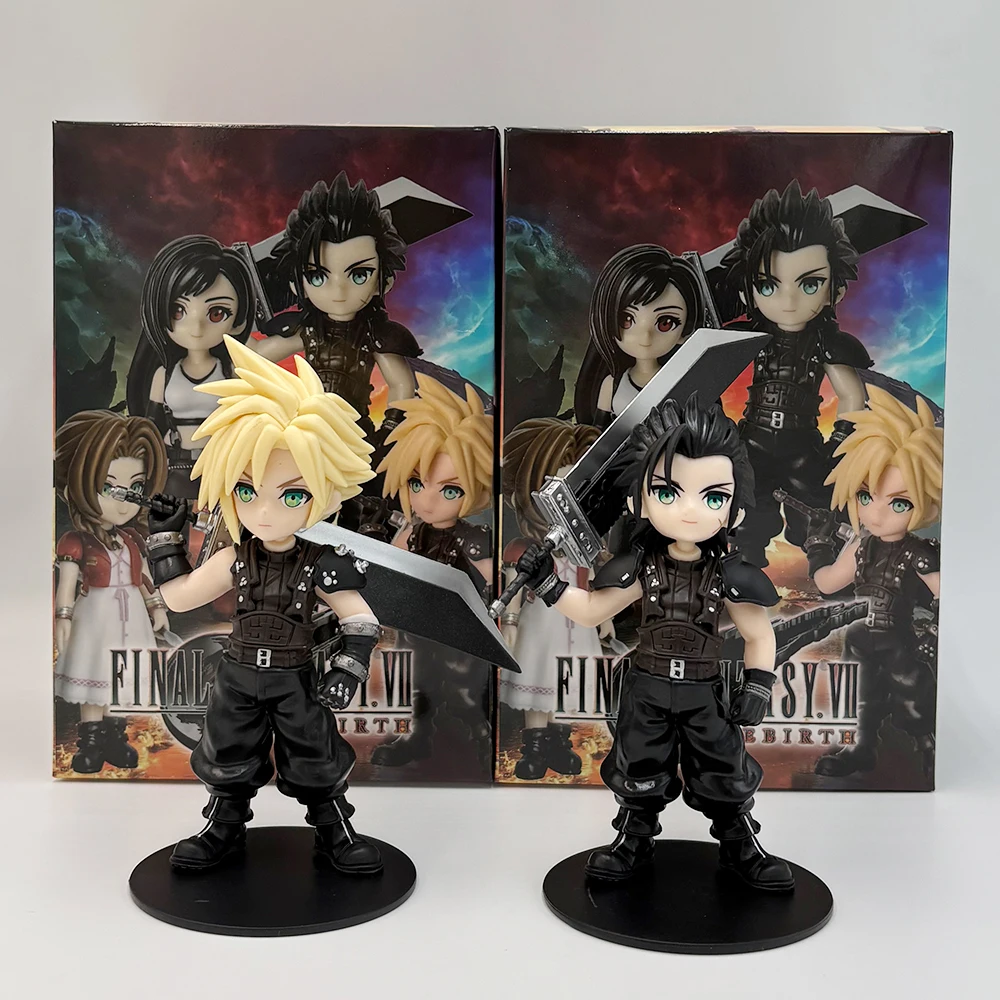 Anime Cloud Strife Tifa Lockhart Aerith Gainsborough Zack·Fair Figuur Model PVC Speelgoed Desktop Ornament Accessoires Cadeau 11-12.5cm