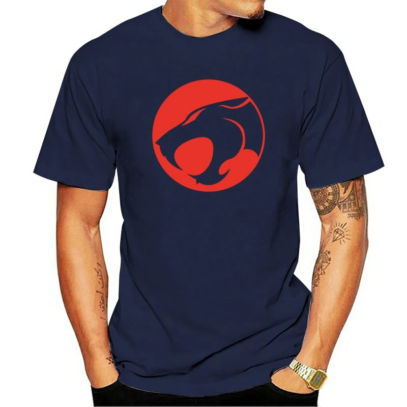 

Men's Funny Thundercats Emblem Hip Hop Tshirt 80s Retro Cartoon Cotton Clothing Funny Round Collar Tees Tee Shirts