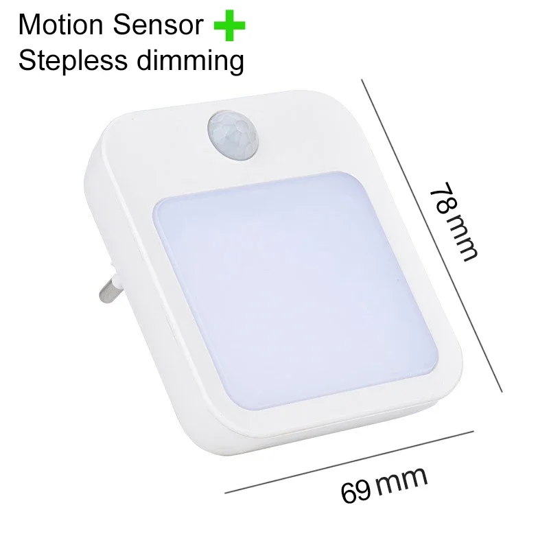 Nachtlicht Motion Sensor Mit LED Licht EU Stecker Lampen Kinder Nachtlicht Drahtlose Nacht Lampe Für Nachttisch Schlafzimmer