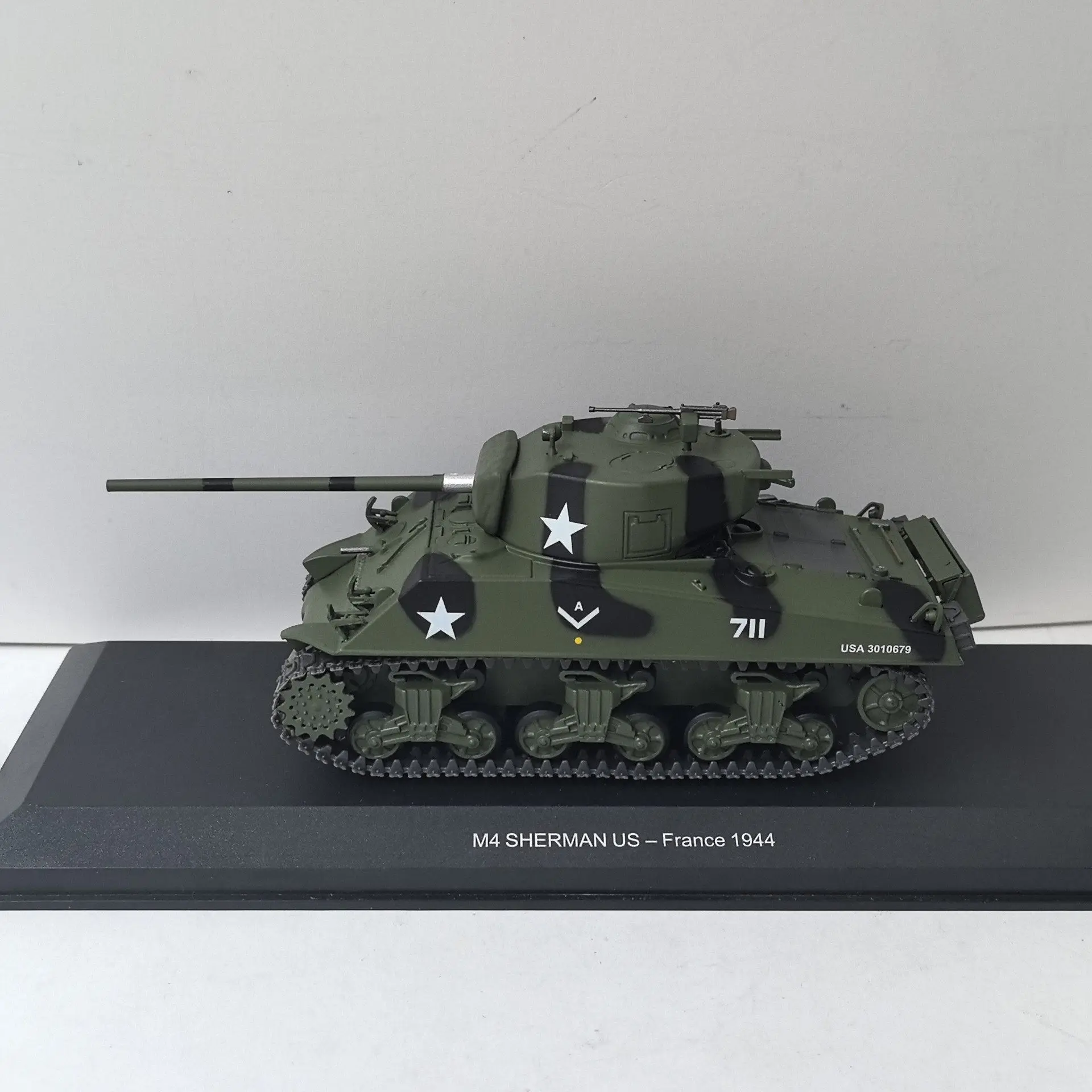 Diecast ODEON 1/43 Scale M4 SHERMAN 1944 Sherman Tank Shell Alloy Accessories Plastic 37w6 Alloy Car Model