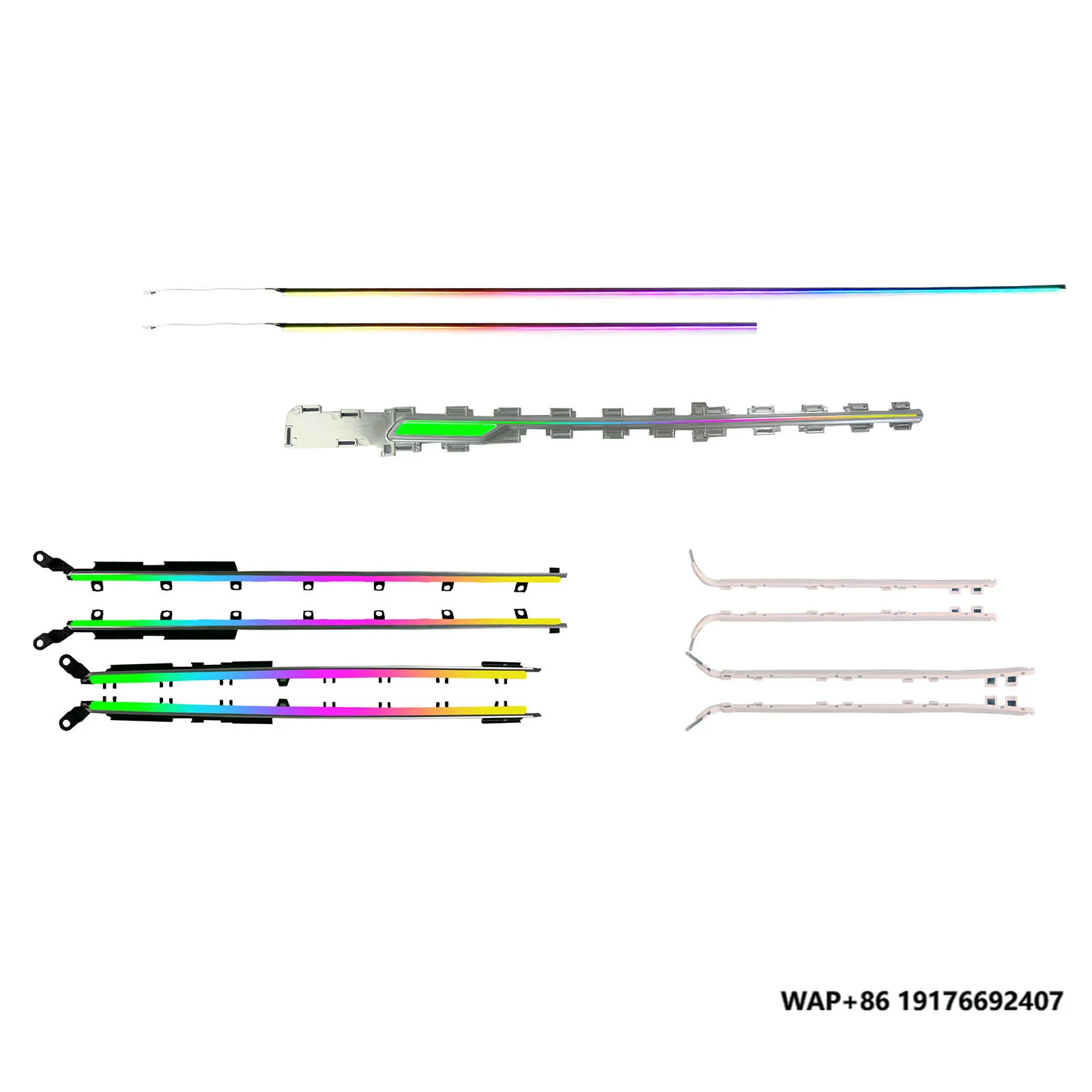 

New Car LED Ambient Light with Mobile Control for Multiple Colors Car Interior Lighting Accessories Suitable for 19-24Audi A6L