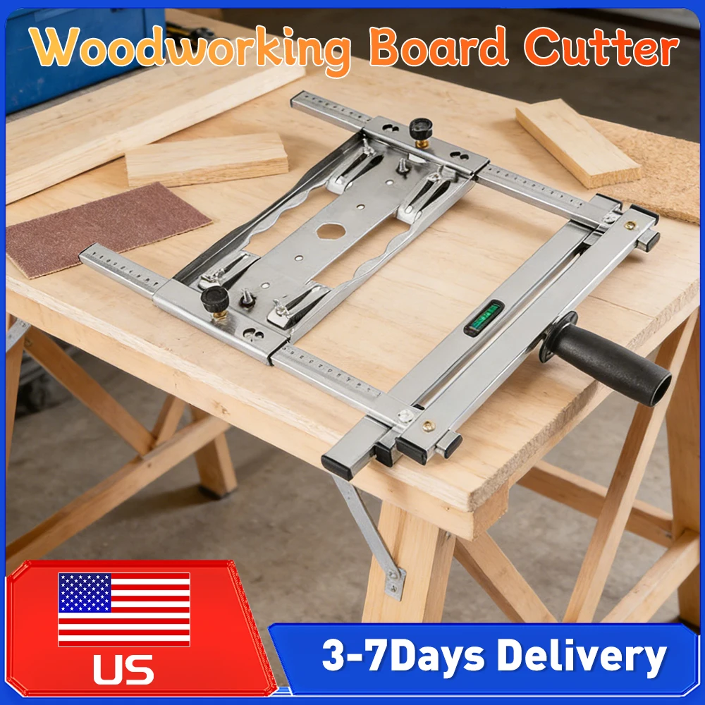 

Woodworking Cutting Guide Rail Electric Circular Saw Quick Positioning Backing Board Cutter Router Machine Multifunction Tools ﻿