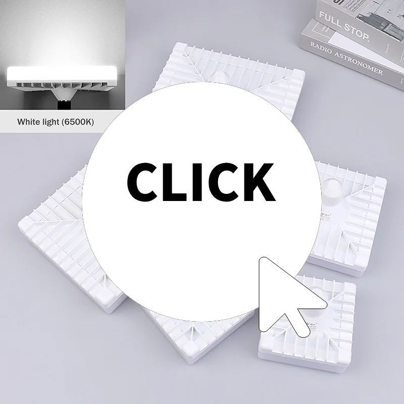 

80W 60W 40W 30W 20W E27 Винтовая светодиодная лампа 220V-265V Квадратная лампа E27 Светодиодные лампы Холодная белая лампа для домашнего освещения