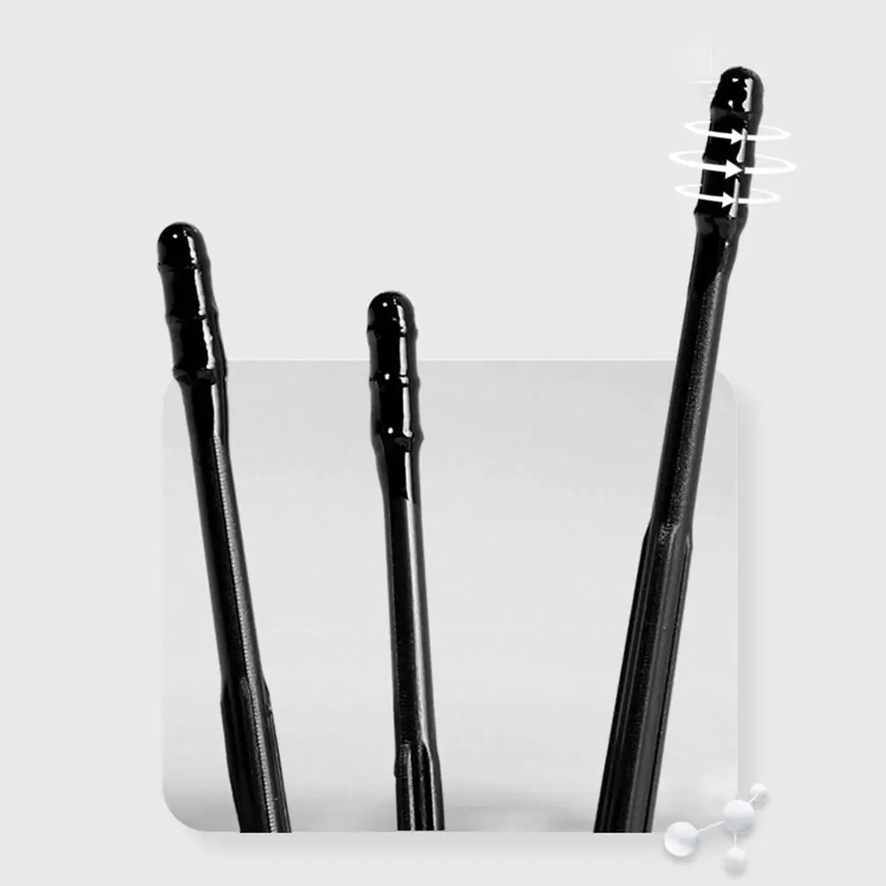 20/40/60/100Pcs Disposable Ear Cleaner Sticks 360-degree Rotation Self-adhesive Sticky Ear Stick Soft Ear Cotton Swabs