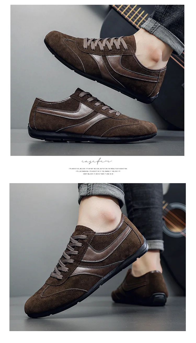 Herren-Sneaker 2025 Frühling Neue Luxus Flache Slipper Bequeme Slip-on Weiche Herren-Sneaker Leichte Outdoor-Schuhe für Männer – Detail 14