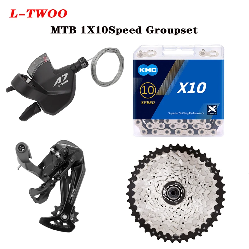 LTWOO A7 Mountain Groupset 1X10 Speed Shift Lever Derailleur LTWOO K7 Cassette  36T40T42T46T50T 10V chain Mountain Bike Parts