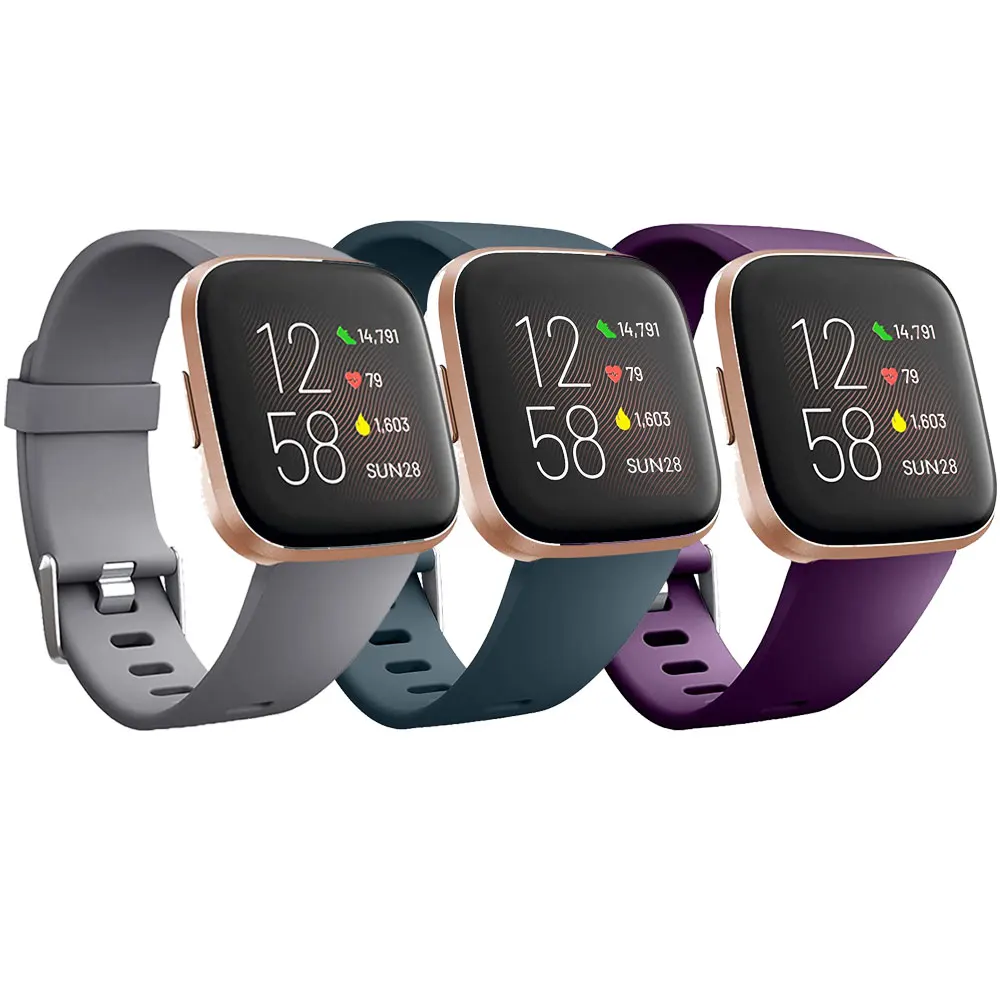 3PCS Weiche Silikon Armband Für Fitbit Versa 2 Band Armband Sport Armband Für Fitbit Versa Lite Armband Für fitbit Versa