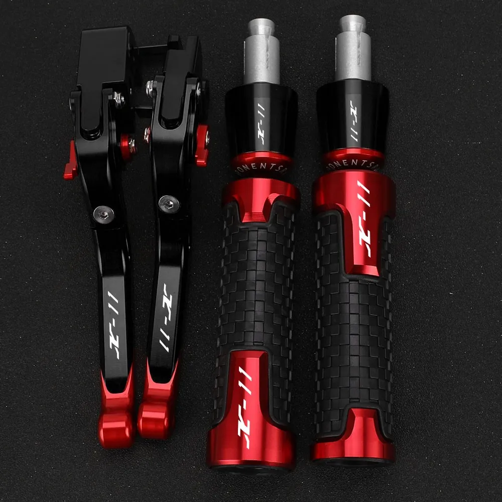 

Motorcycle CNC Aluminum Accessories Adjustable Brake Clutch Lever Handle Hand Grips Ends For HONDA X-11 1999-2002 2001 2000 X11