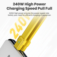 elough 240W USB C to USB C Cable Fast Charging USB 4 8K@60Hz Type C to Type C Cable for iPhone 15 16 Samsung Tablet