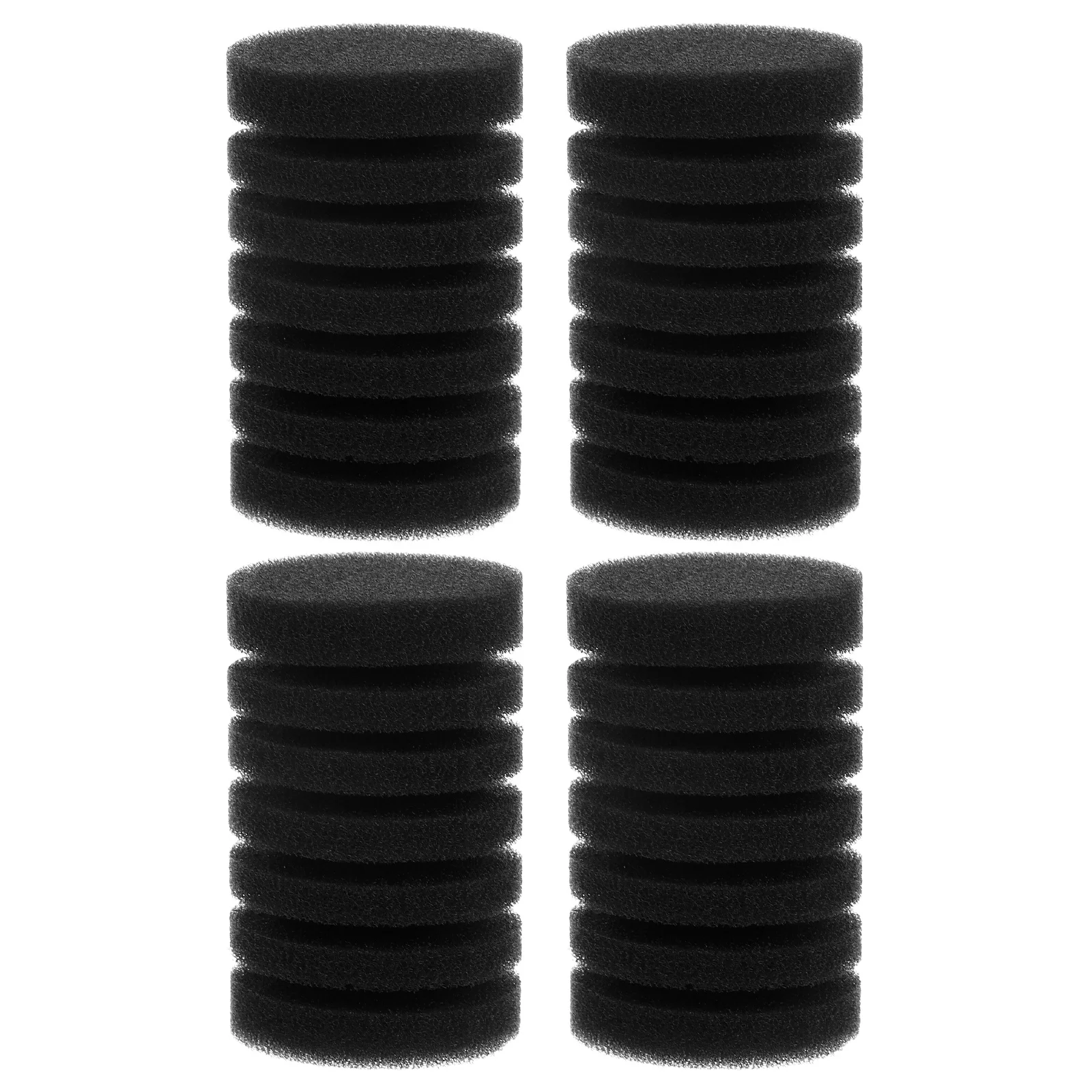 

4pcs Aquarium Filter Pre-Filter Sponge Roll Intake Protector Replacement For Fish Tank Strainers Builtin Three-In-One System