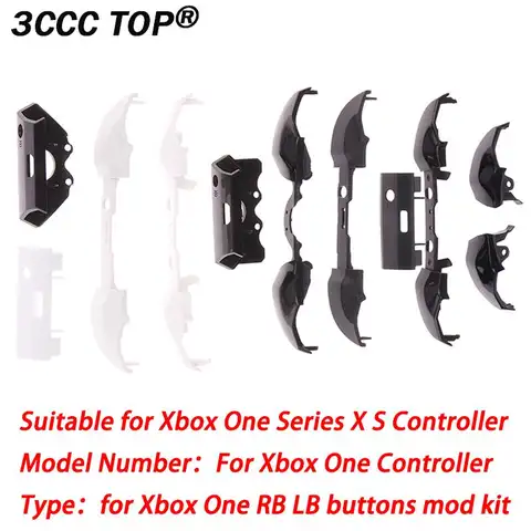 RB LB 범퍼 트리거 단추 모드 키트, Xbox One 시리즈 S X 슬림 엘리트 컨트롤러 교체, 오른쪽 왼쪽 버튼 액세서리, 1PC