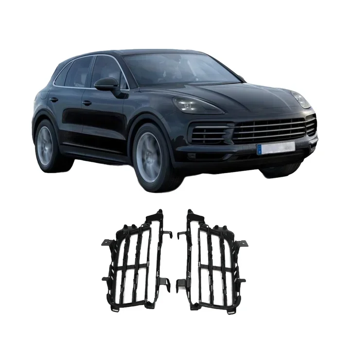 

Car front bumper grille decorative strip grille frame FOR Cayenne 9Y0 2018-2023 9Y0807681OK1 9Y0807682OK1