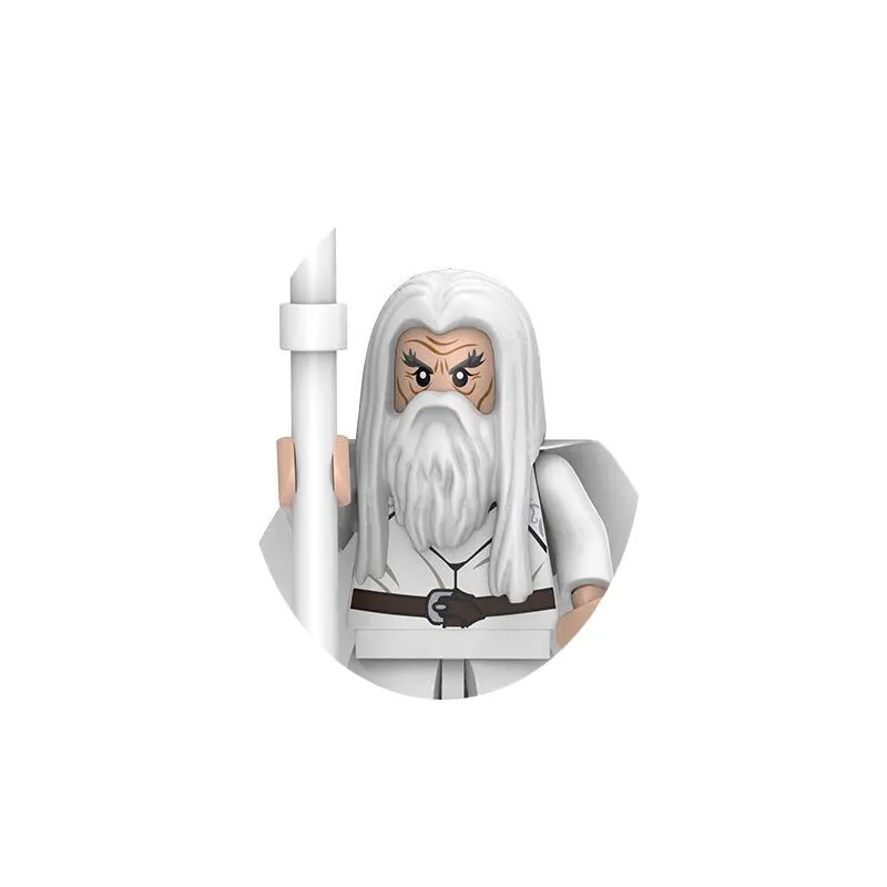 Movies Mini Action Figure Elves Orcs Army Gandalf Dwarf Rohan Knight Game Thrones Building Blocks Kids Toys Birthday Gift