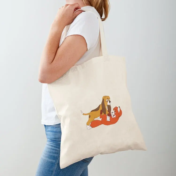 

Fox and the Hound Tote Bag Canvas stote bag bags woman 2025 tote bag woman Candy bags