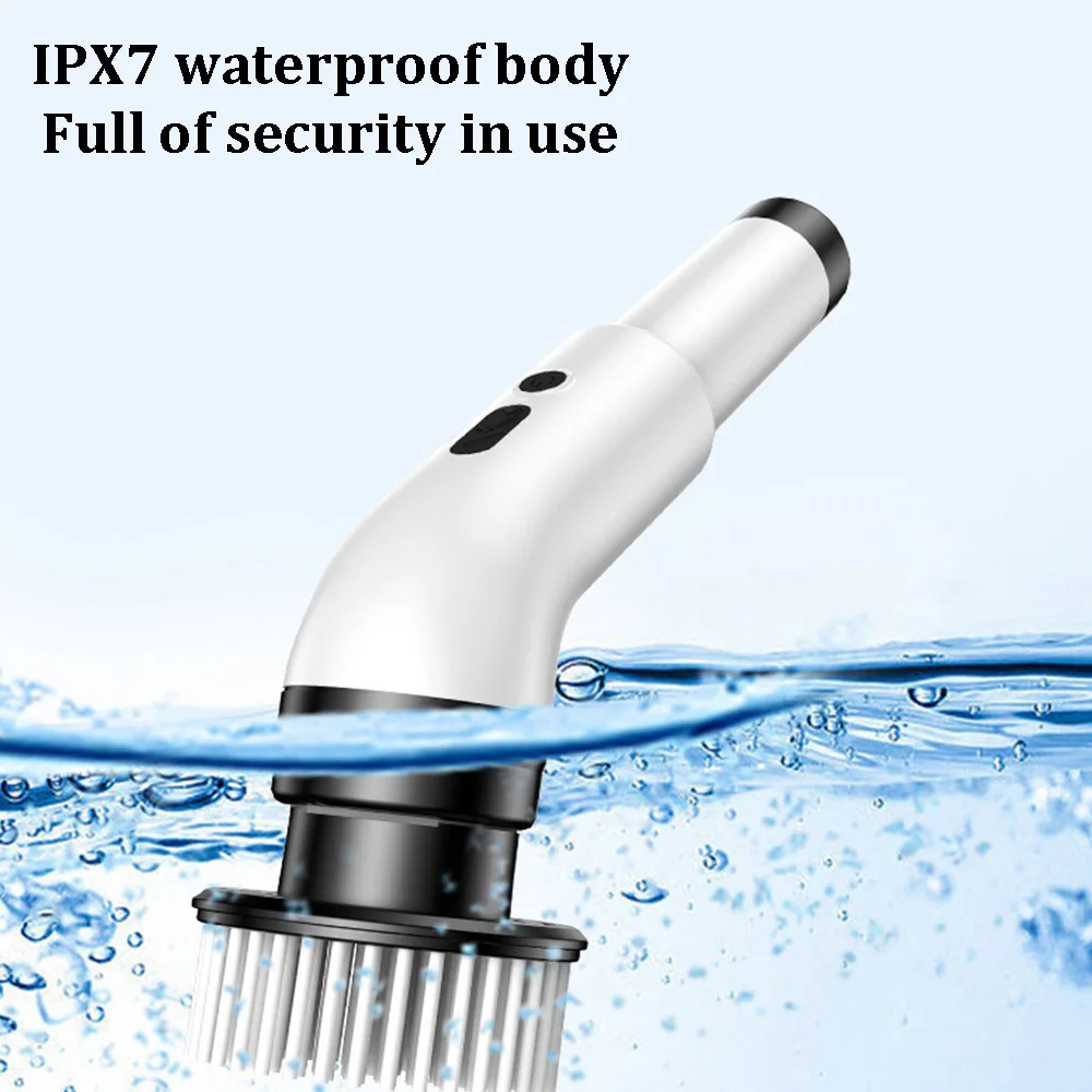 فرشاة تنظيف كهربائية 9 في 1، أدوات تنظيف كهربائية دوارة، أدوات تنظيف كهربائية، أدوات تنظيف المطبخ والحمام #3