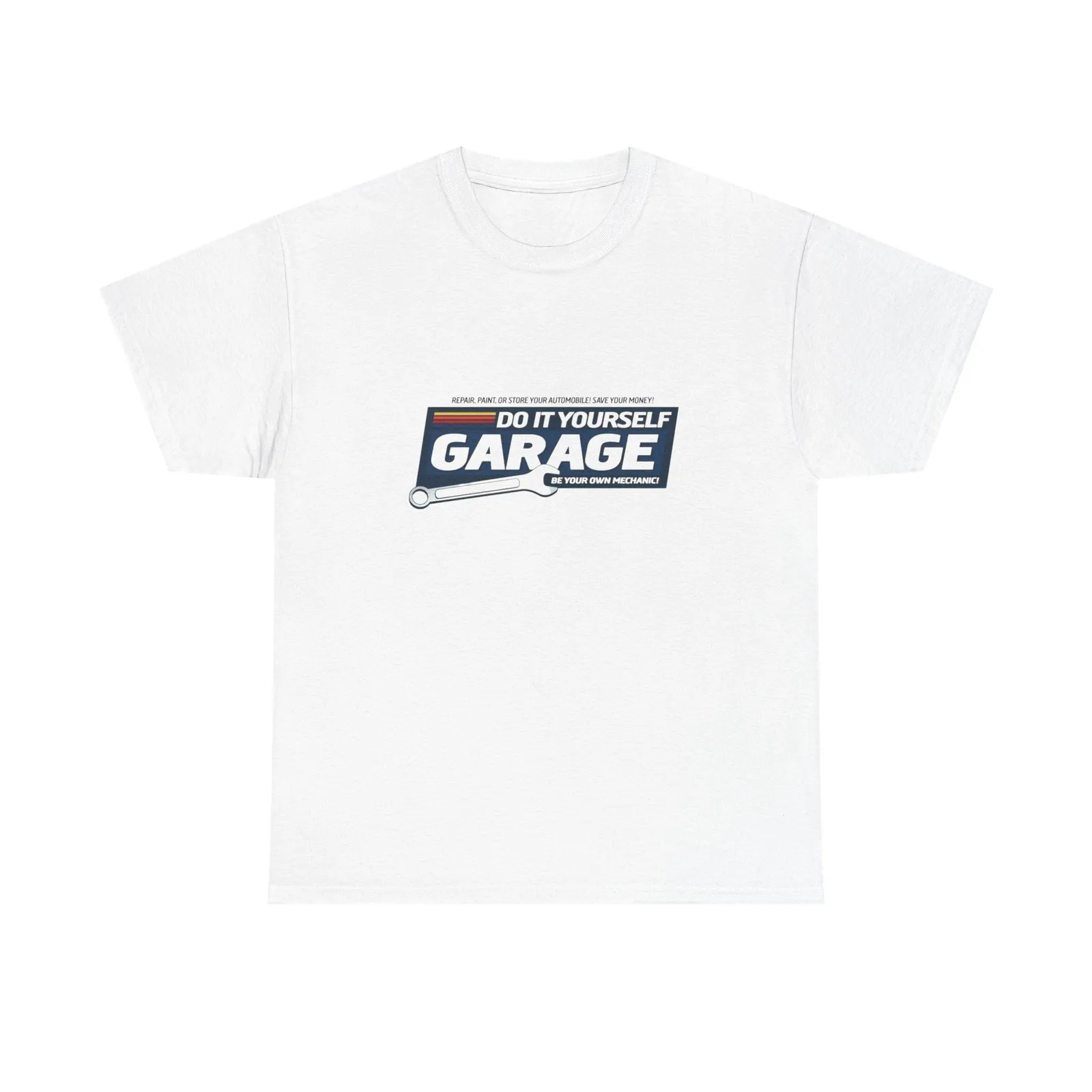 Do It Yourself Garage Graphic T Shirt Unisex Heavy Cotton Tee