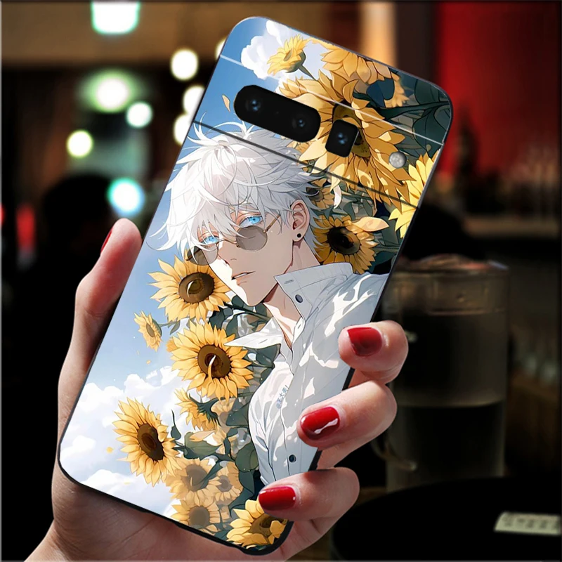 Jujutsu Kaisen Satoru Gojo Phone Case For Google Pixel 9 Pro XL 8 7 6 Pro Pixel 8A 7A 6A 4A 3A 3XL Pixel 8 7 6 5 4