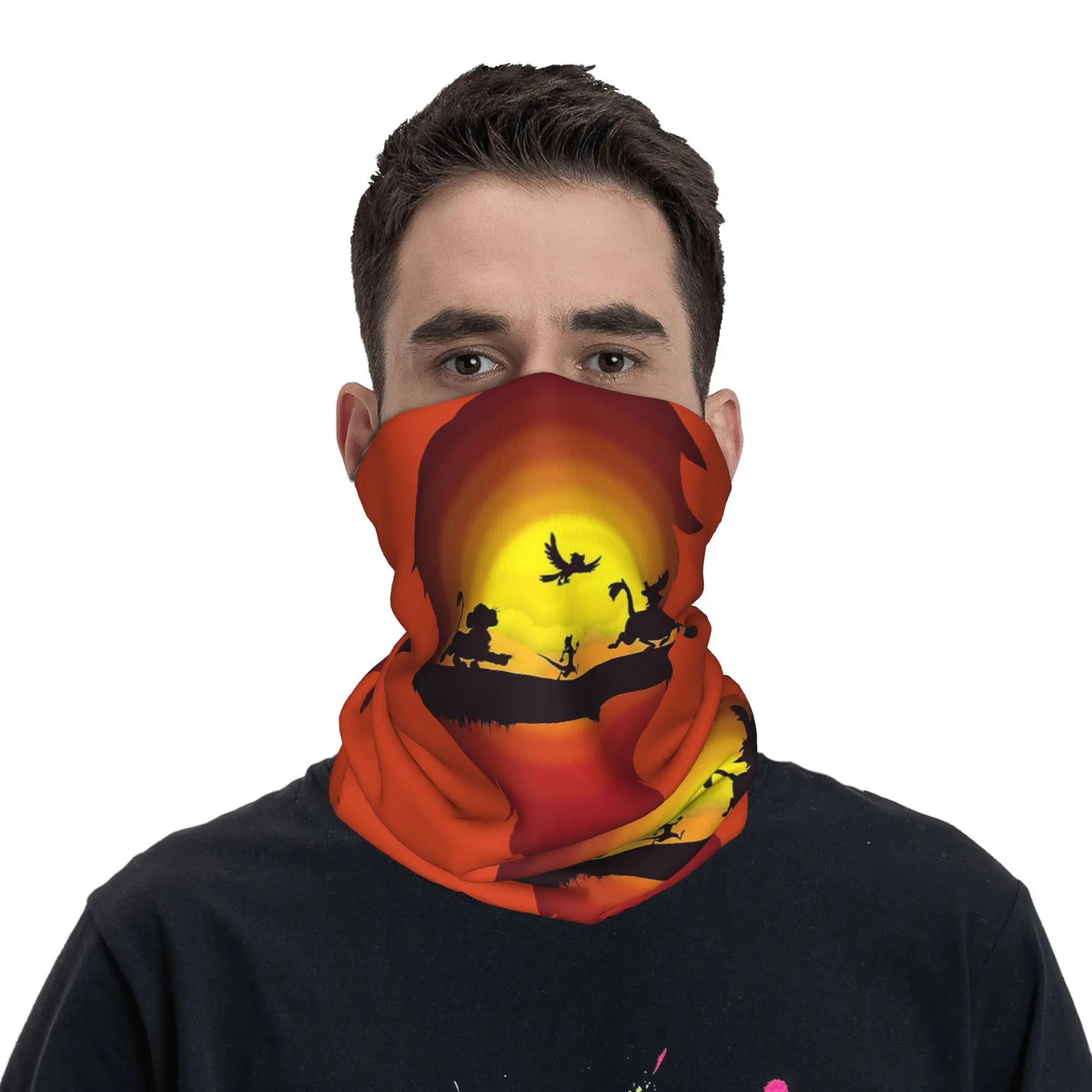 

Хакуна Матата бандана на шею волшебный шарф с принтом теплый головной убор для спорта на открытом воздухе унисекс для взрослых всесезонный