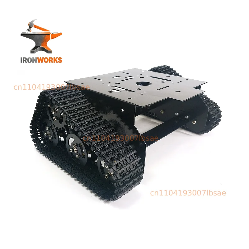 TK40 triangle WALL-E tracked tank chassis, upper drive remote control arduino modified DIY alloy