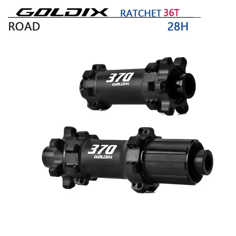 GOLDIX R370 6-bolt disc brake 28h direct pull ratchet 36T gravel road bicycle hub suitable for SHIMANO  transmission systems