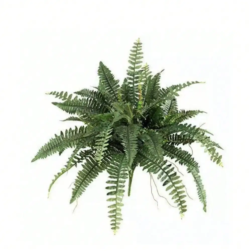 40” Boston Fern Artificial Bush Plant Pack 2 Home Decor.