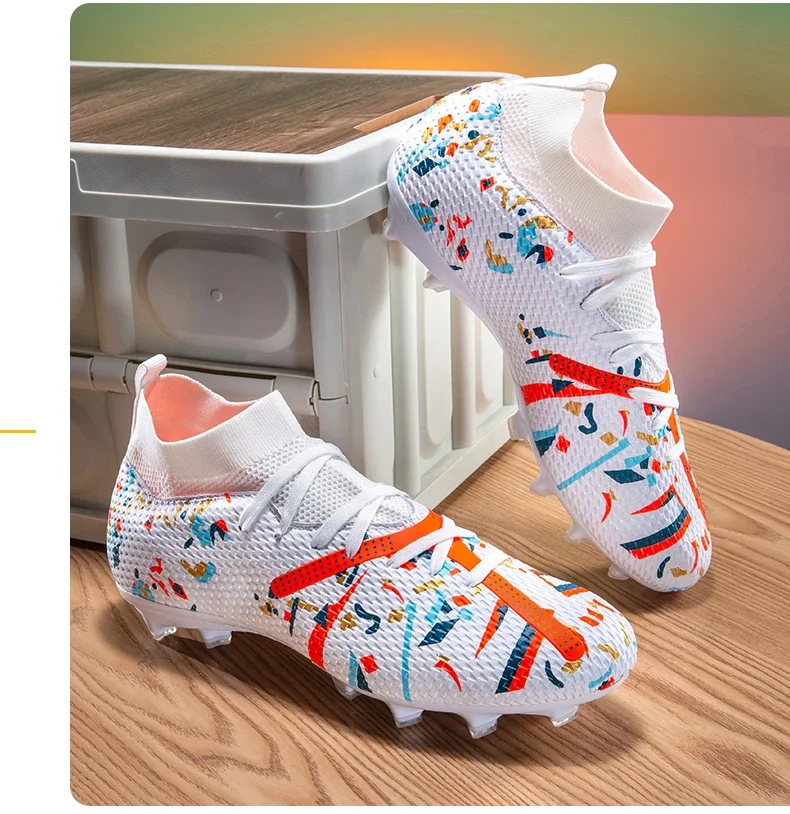 Neue Herren-Fußballschuhe Professionelle Outdoor-Sportschuhe Rutschfeste Trainingsschuhe Sneakers Rasen-Fußballstiefel Ultraleicht Unisex – Detail 16
