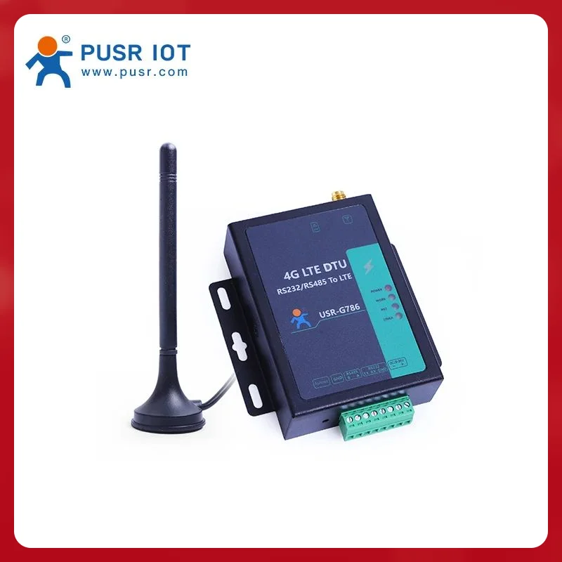 حقيقي PUSR الصناعية M2m RS485 4g Lte مودم Gsm التردد العالمي التسلسلي USR-G786-G