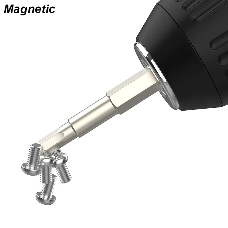 Imagem -03 - Hex Cabeça Allen Wrench Bit Grupo Chave de Fenda Métrica Magnética Imperial Dica mm Polegada Saw Power Drill Adapter Screw Driver Hand Tool