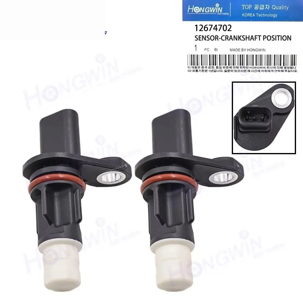 

1/2 Uds 12674702 12627185 Sensor posición l cigüeñal para Buick Envision Regal 2.0L Cadillac ATS CT6 CTS Chevrolet Camaro Color