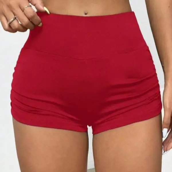 ファイオナブル レディース 伸縮性 無地 シンプルデザイン カジュアルパンツ ミッドローウエスト PVC素材 その他素材 00%