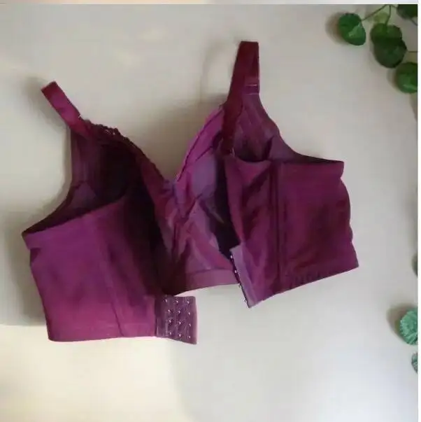 Plus Size Bras Big Breast Lace Full Thin Cup Push Up Bras 75 -110 34 36 38 40 42 44 46 48 B C D E F G H Brassiere Femme