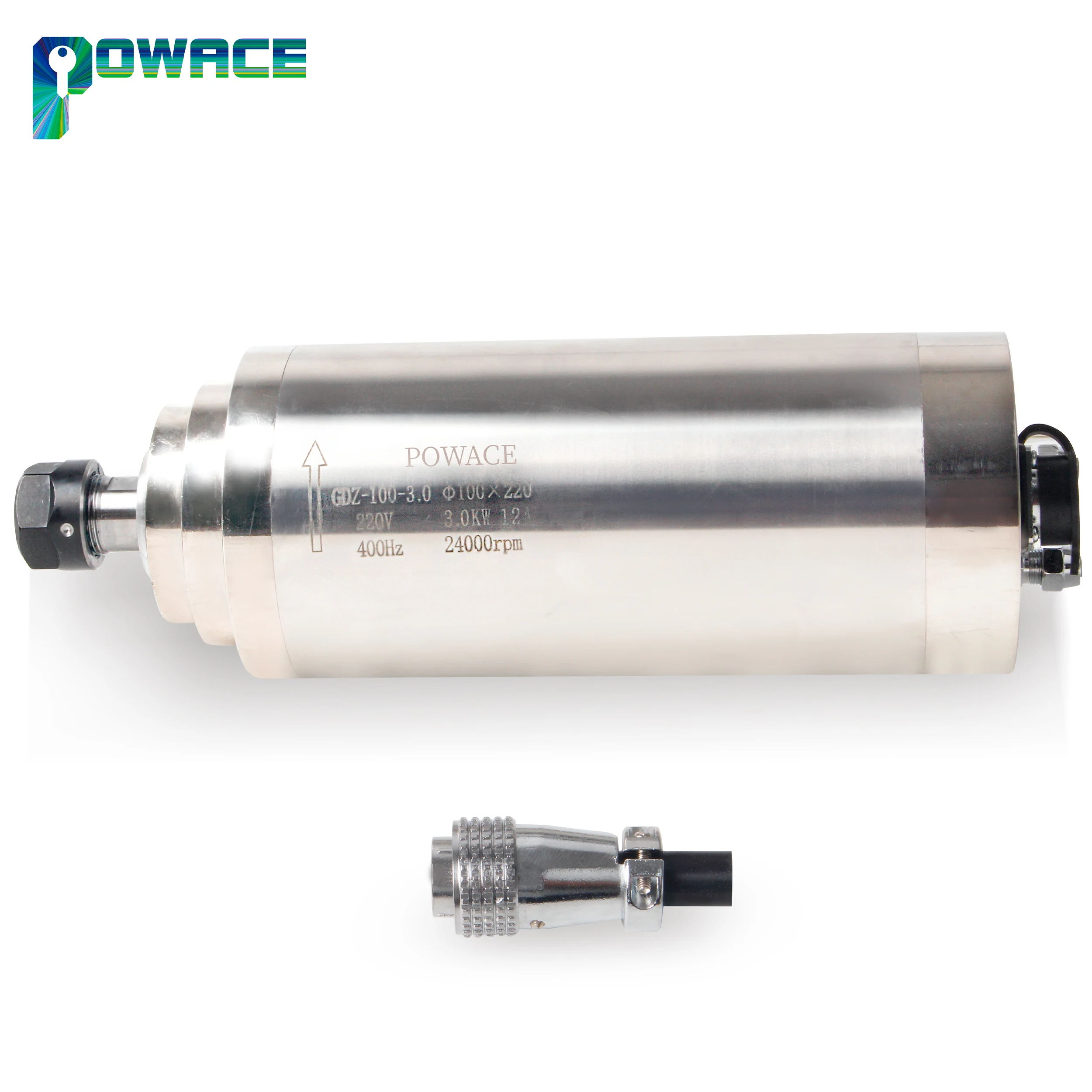 POWACE GDZ-100-3.0 3KW ER20 CN - مراجعة Water Cooled Spindle وسعره