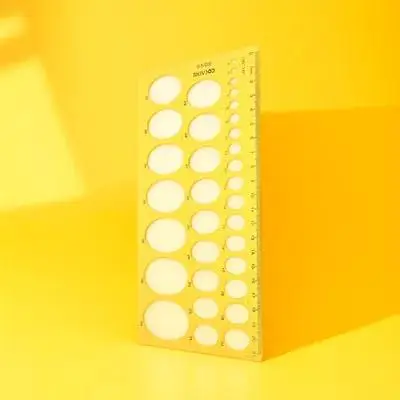 

Curve Board Measurement Tool Ellipse Ruler Transparent Clear Scale Pattern Centimeter Unit Architecture Network Art Design