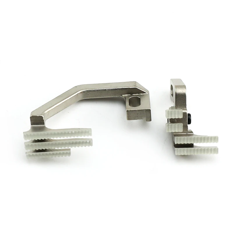 مجموعة أعلاف الأسنان المطاطية H445 + D575 تناسب Siruba 747,700F، JACK JK-795، JK-804D، جزء ماكينة خياطة الأوفرلوك الصناعية ذات 4 خيوط #6