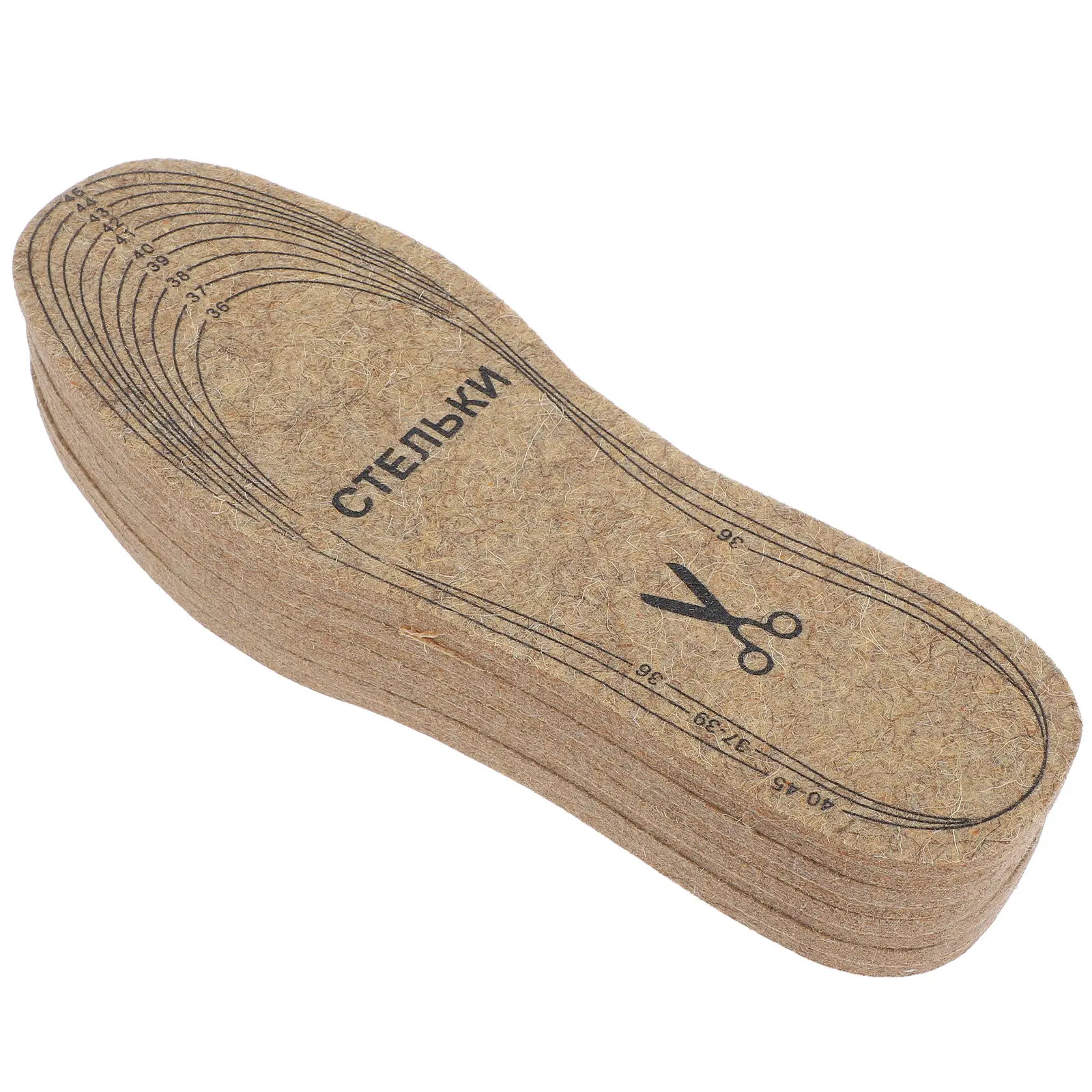 

4 пары утолщенных войлочных стельок из шерсти для женских зимних ботинок, обрезаемые по размеру, амортизирующие, теплые, дышащие, мягкие, сохраняющие тепло