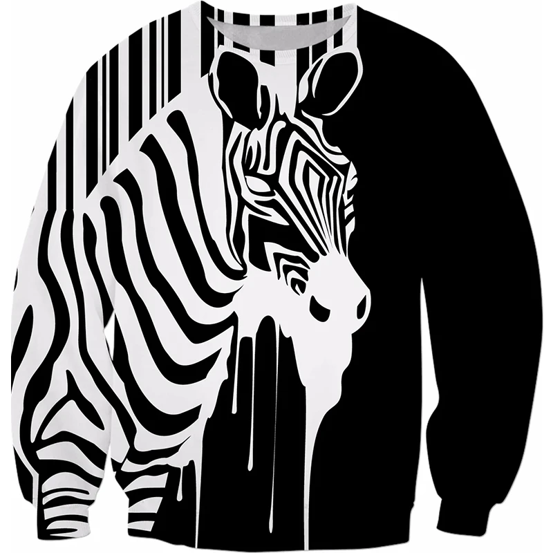 Pullover Sweatshirt For Men Animal Graphic 3D Printing Long Sleeve Tops Oversized O-Neck Funny Dogs Pullover Casual Sweatshirts