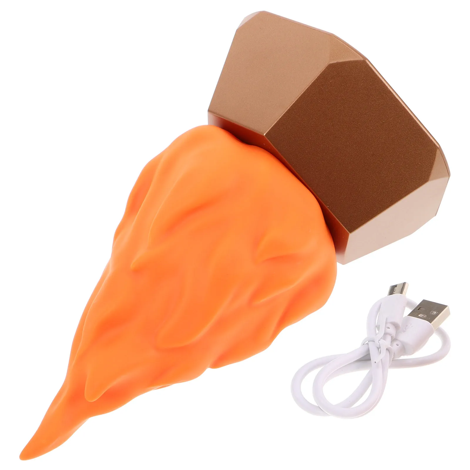 

3-Mode Led Flame Light Usb Rechargeable Fake Fire Lamp Adjustable Brightness Waterproof For Halloween Party Decor Indoor Outdoor