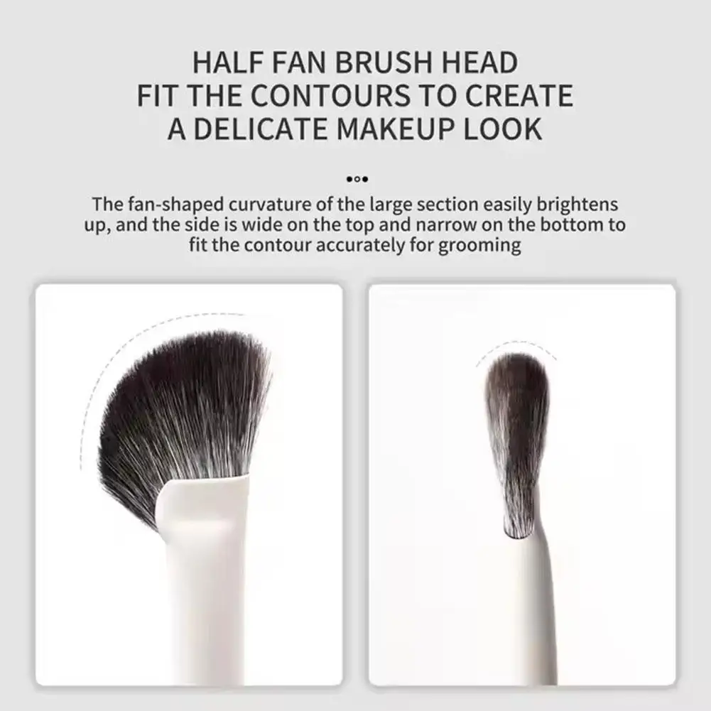 3D Nose Shadow Brush แปรงแต่งหน้า Contour แปรงแต่งหน้า หัวนุ่ม ไฮไลท์เครื่องสําอางเกาหลี เครื่องมือเสริมความงามบนใบหน้าหญิง