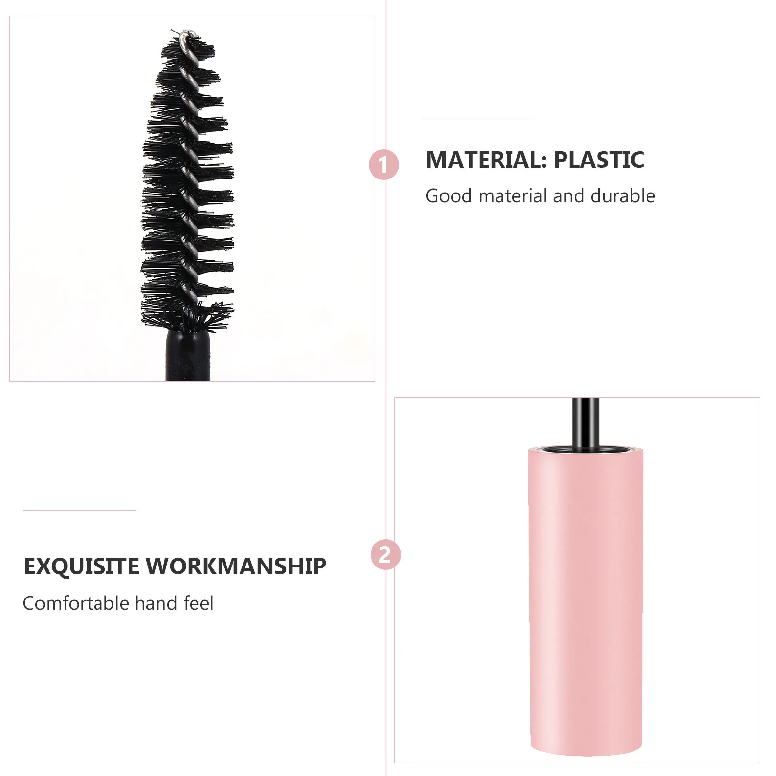10Pcs Glue Bottle Empty Tubes DIY Mascara Tubes Transparent Refillable Eyelash Cream Bottles Tight Seal Portable Travel Size