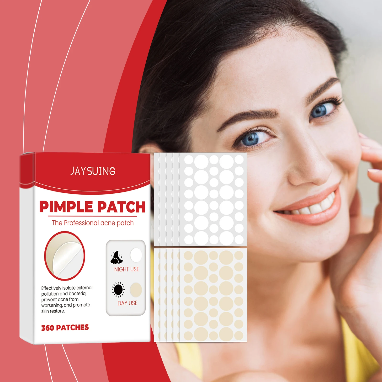 Acne Patch Facial Acne Acne Spot Facial Skin Care Blackhead And Freckle Remover Patch Can Be Used Day And Night To Suppress Acne