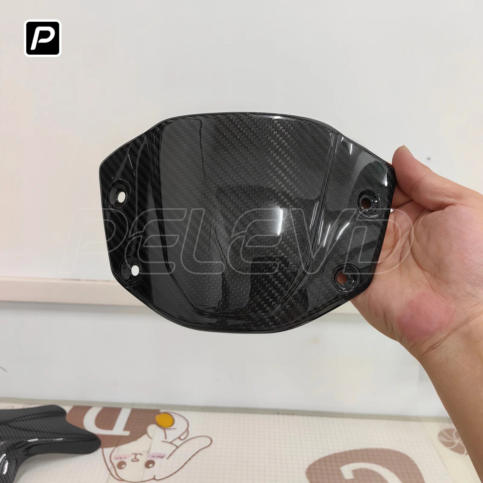 100% CARBON FIBER Windshield Instrument Cover Windscreen Protector Shell sunshade Guard Cover For HONDA CBR650 CB1000R CB300R view 6